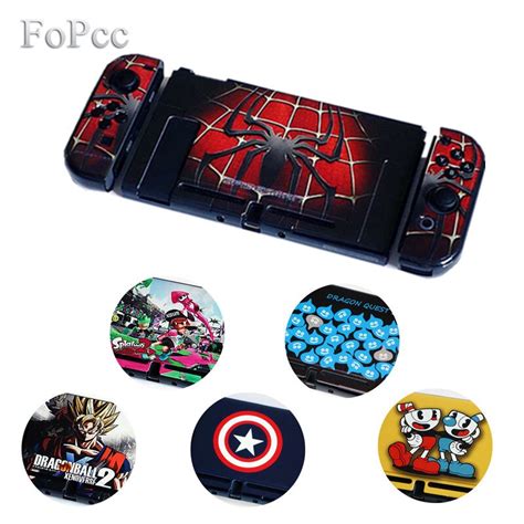 fopcc ns case beschermende shell hard skin waterdichte cover voor nintend schakelaar joycon