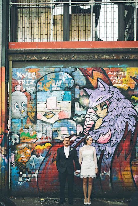 street art inspired wedding brazilian wedding quirky