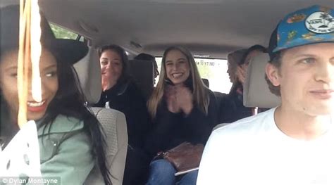 Uber Driver Impresses A Car Full Of Pretty Girls By Showing Off His Rap