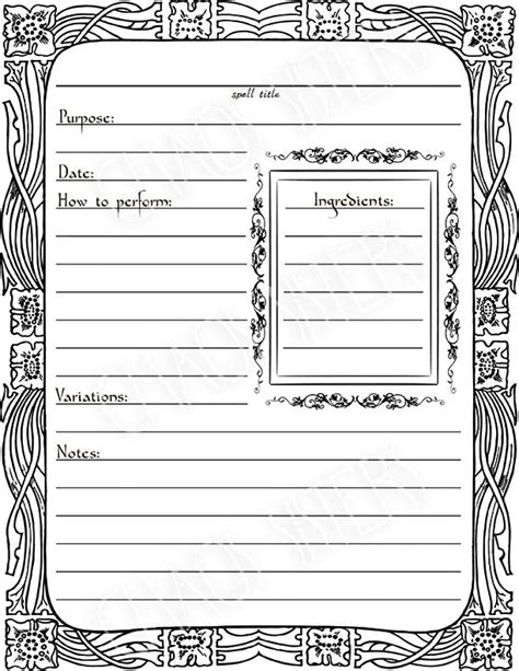 wiccan spell book wiccan spells pagan witch witches spell book