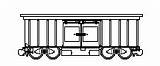 Clipart Boxcar Train Clip Clipground sketch template