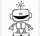 Robot Clipart Cute Coloring Pages Kids Clip Drawing Cliparts Para Robots Dibujos Colorear Dibujo Children Pintar Stamps Digital Library Collection sketch template