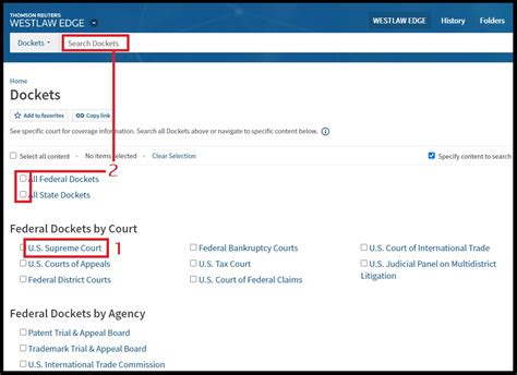 easily search    dockets legal blog