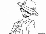 Luffy Imprimer Coloriage sketch template