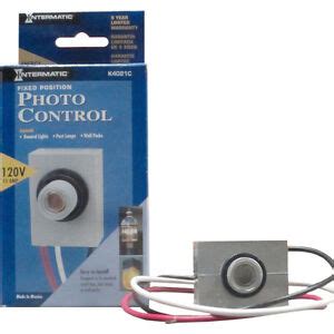 intermatic kc photo control photocell button style outdoor fixture  ebay