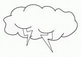 Coloring Pages Clouds Kids Cloud Printable Comments sketch template