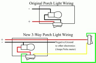 wiring  porch light