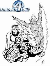 Coloring Marvel Pages Fantastic Four Comics Colouring Zombies Fans Fun Heroes Superhero Marvle Clipartmag Kids Years sketch template
