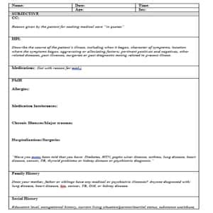 soap note template  pages   bonus pages  guidelines