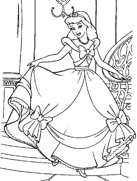 print  impressive cinderella coloring pages   girls