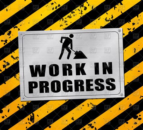 work  progress sign clip art   cliparts  images