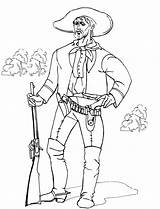 Old Icolor West Cowboys Coloring Cowboy Around Pages Western sketch template