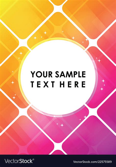 abstract flyer background template royalty  vector image
