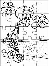 Spongebob Puzzles Jigsaw Esponja Bebeazul Websincloud Squarepants sketch template