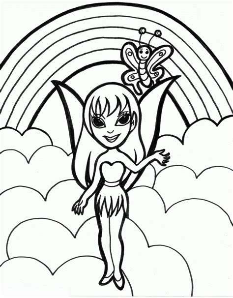 rainbow coloring pages fairy coloring book easter coloring pages