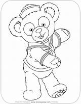 Duffy Bear Coloring Pages Friends Disneyclips sketch template