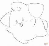 Coloring Cleffa Pages Pokemon Lilly Gerbil Supercoloring Lineart Printable Deviantart sketch template