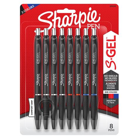 sharpie  gel gel pens medium point mm assorted colors  count