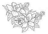 Coloring Dogwood Tree Getdrawings Drawing Pages Flowering Printable Kids Tallennettu Täältä 4kids sketch template