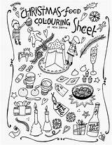 Coloring Pages Vocabulary Drive Food Color Getcolorings Xmas Popular sketch template