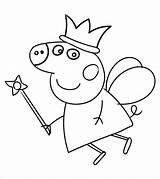 Pig Peppa Coloring Pages Printable sketch template
