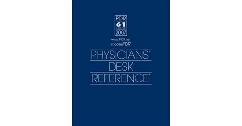 physicians desk reference  physicians desk reference