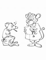 Lege Doctor Bilde Fargelegge Coloring Mus Og Pages Mouse sketch template