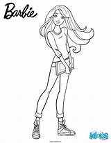 Barbie Coloring Pages School Hellokids Color Her Book Books Colouring Extraordinary Sheet Print Looks Great Sheets Printable Bubakids Choose Board sketch template