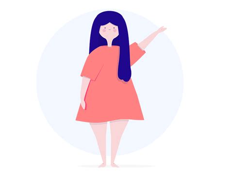 waving girl  ira sholk  dribbble