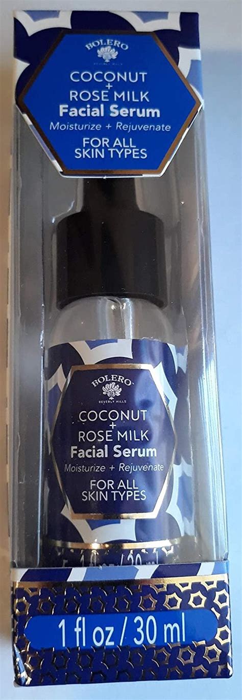 Bolero Coconut Rose Milk Facial Serum Moisturize Rejuvenate For All