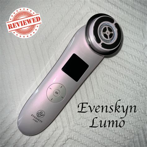 review evenskyn lumo facial device  idle life