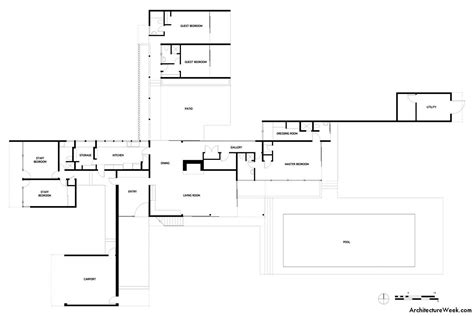 richard neutra kaufmann desert house ground floor plan richard neutra architecture midcentury