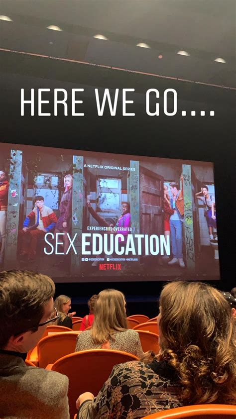nadi b butterfield on twitter at the private event related to sexeducation the cast and