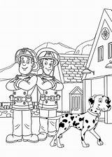 Sam Fireman Pages Coloring Print Color Firefighter Getdrawings Printable Coloringtop sketch template