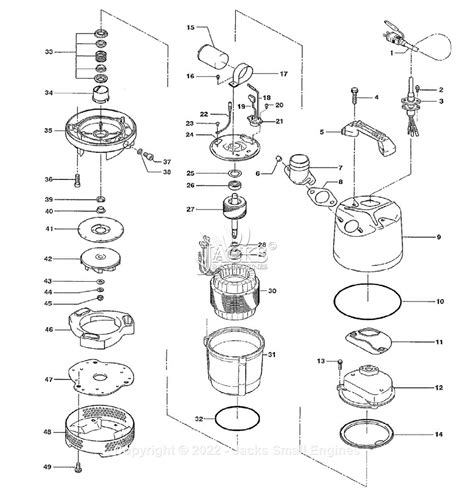 tsurumi lb   parts diagram  parts list