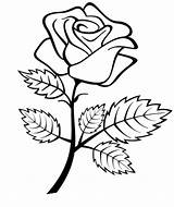 Rose Coloring Pages Flower Red Getcoloringpages Roses Flowers Color sketch template