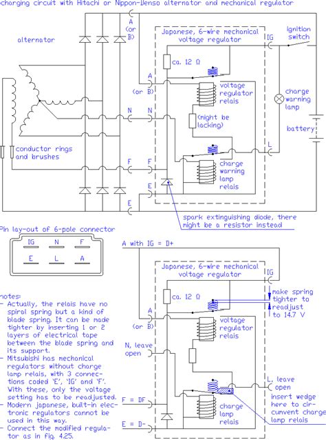 nippondenso alternator wiring diagram wiring system