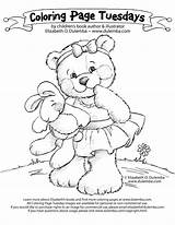 Coloring Bear Pages Dulemba Little Sheets Tuesday Cute Cutie Maurice Sendak Week April Bilingual Felt Popular Say Library Clipart Coloringhome sketch template