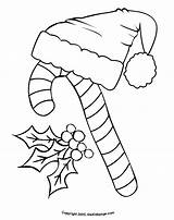 Candy Cane Coloring Pages Christmas Printable Printables Colour Clipart Kids Colouring Sheets Other Library Everfreecoloring Popular Clip Coloringhome Candycane Line sketch template