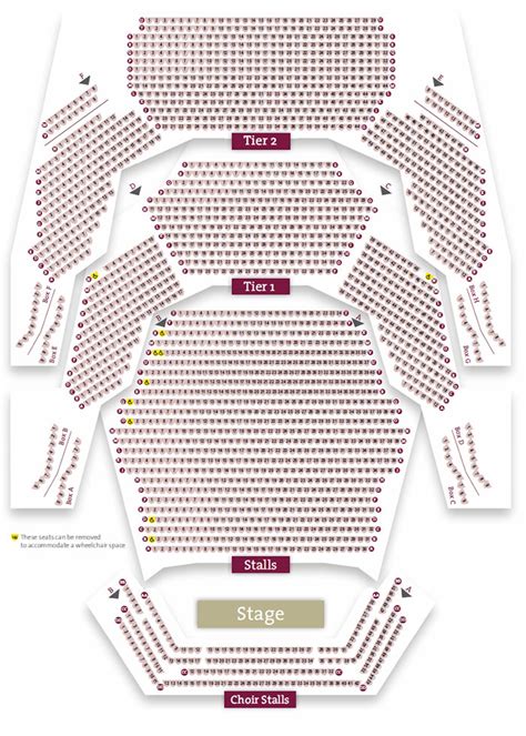 royal concert hall seating plan book  whats   theatre information   royal