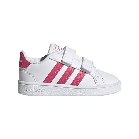 adidas grand court girls shoes juniors  excell sports uk