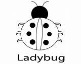 Ladybug Coloring Pages Printable Easy Printables Cute Kids Spots sketch template