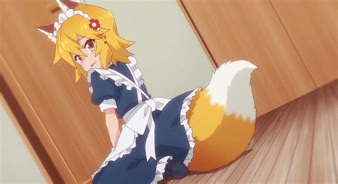 fox girl maids making sewayaki kitsune no senko san cuter still sankaku complex