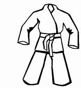 Coloring Japonais Tae Kwon Taekwondo Karate sketch template