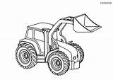Tractor Coloring Pages Tractors Simple Sheets Printable Big Finished Upload Post sketch template