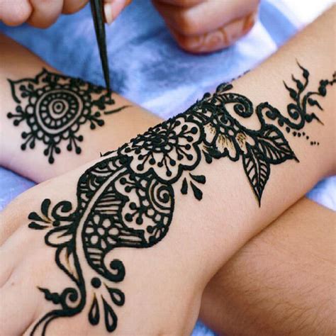 12 pcs kit henna black tattoo ink brands temporary tattoos long