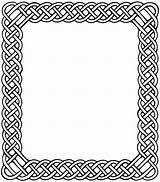 Marcos Knotwork Boarder Knotting Vikingos Escolares Celta sketch template