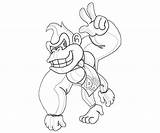 Kong Donkey Coloring Pages Country Diddy Peace Returns Clipart Mario Color Printable Popular Coloringhome Library sketch template