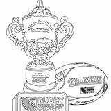 Copa Trophee Ball Ausmalen Ballon Printable Hellokids Pokal Trofeos Rugbyball Samoa Weltmeisterschaft Chaussures Polo Helmet Ausmalbilder Armour Coloriages sketch template