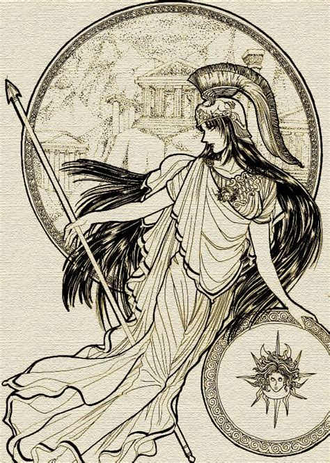 This Image Represents War This Is Athena The Greek Goddess Of War I